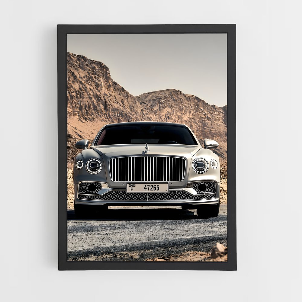Poster Désert de Luxe – affiche Bentley (vue 2)